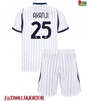 Inter Milan Manuel Akanji #25 Borta Kläder Barn 2026-27 Kortärmad (+ Korta byxor)
